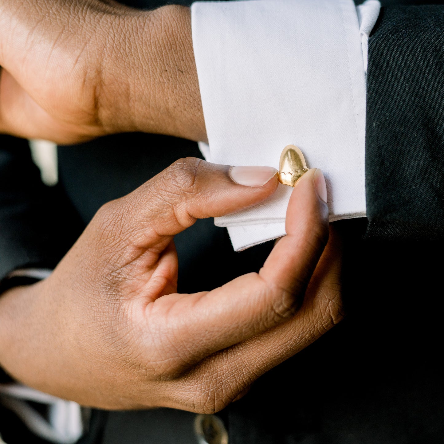 Gold Vermeil Acorn Cufflinks