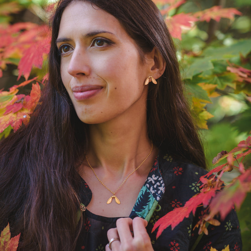 Gold Vermeil Sycamore Necklace