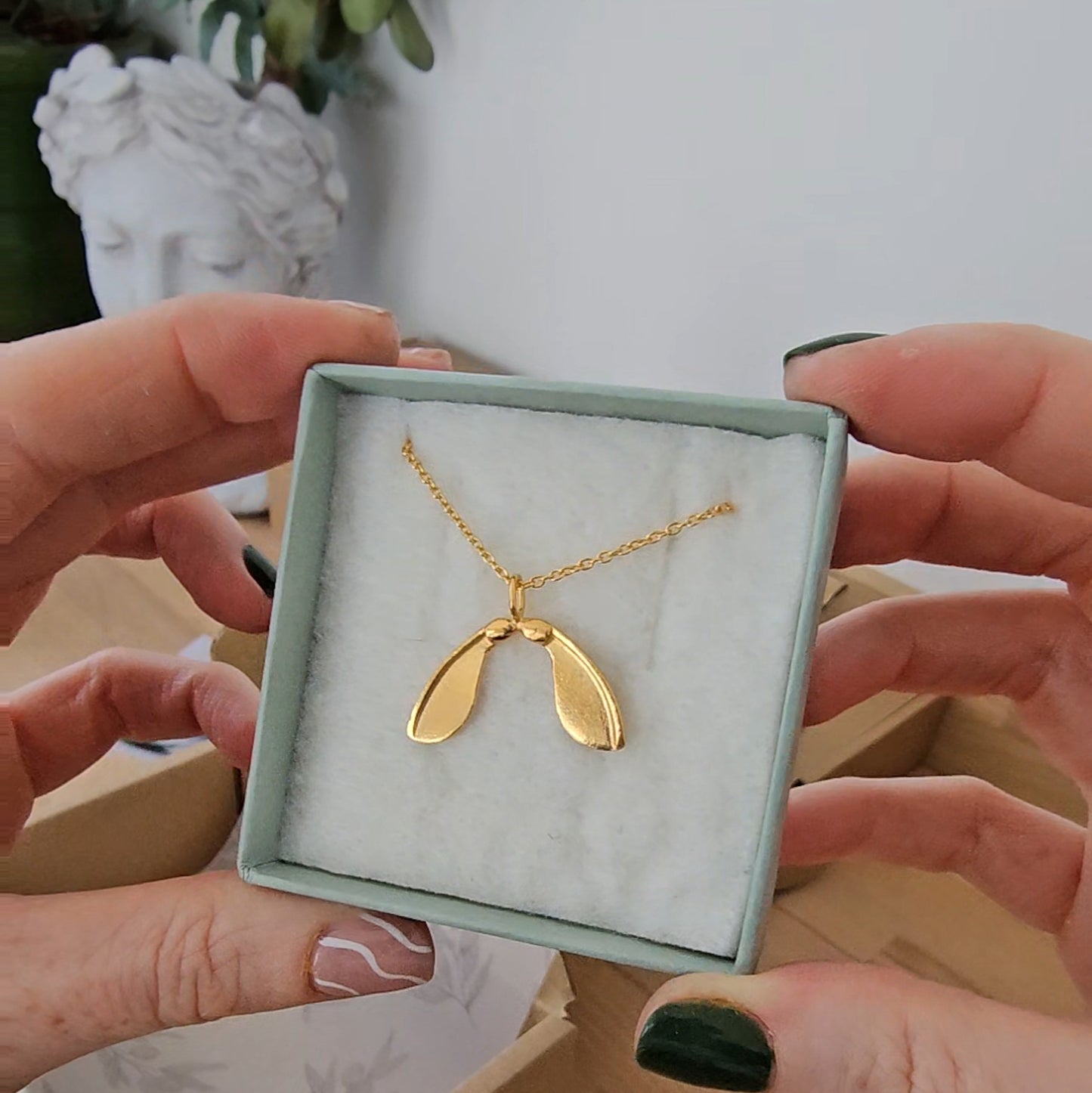 Gold Vermeil Sycamore Necklace