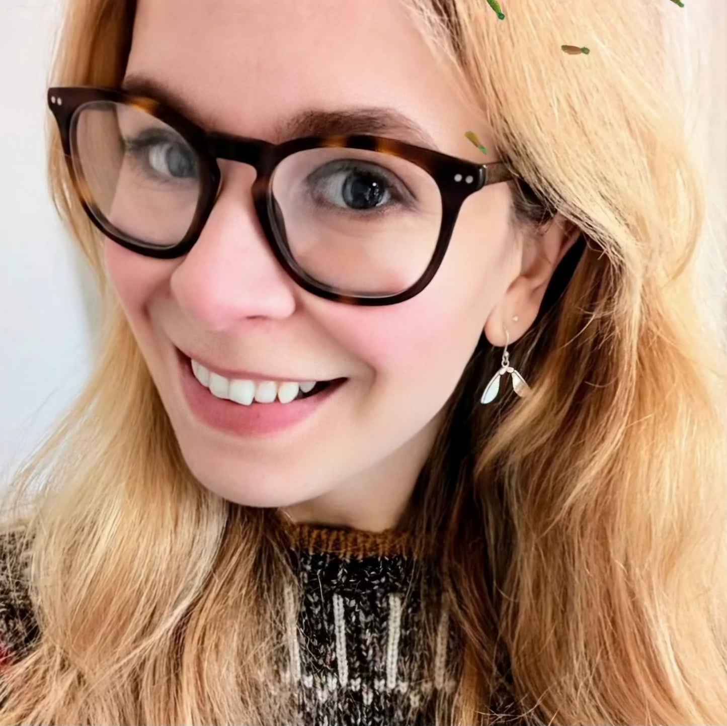 Silver Sycamore Drop Earrings
