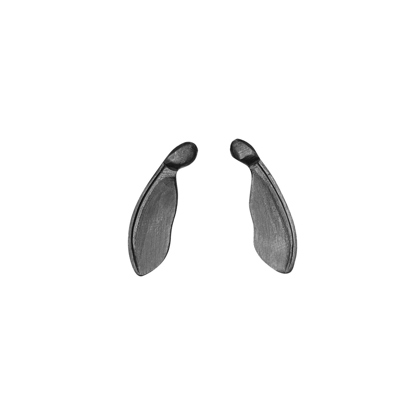 Oxidised Mini Sycamore Stud Earrings