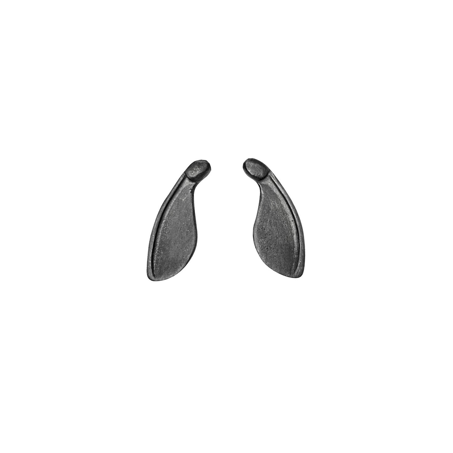 Oxidised Mini Sycamore Stud Earrings