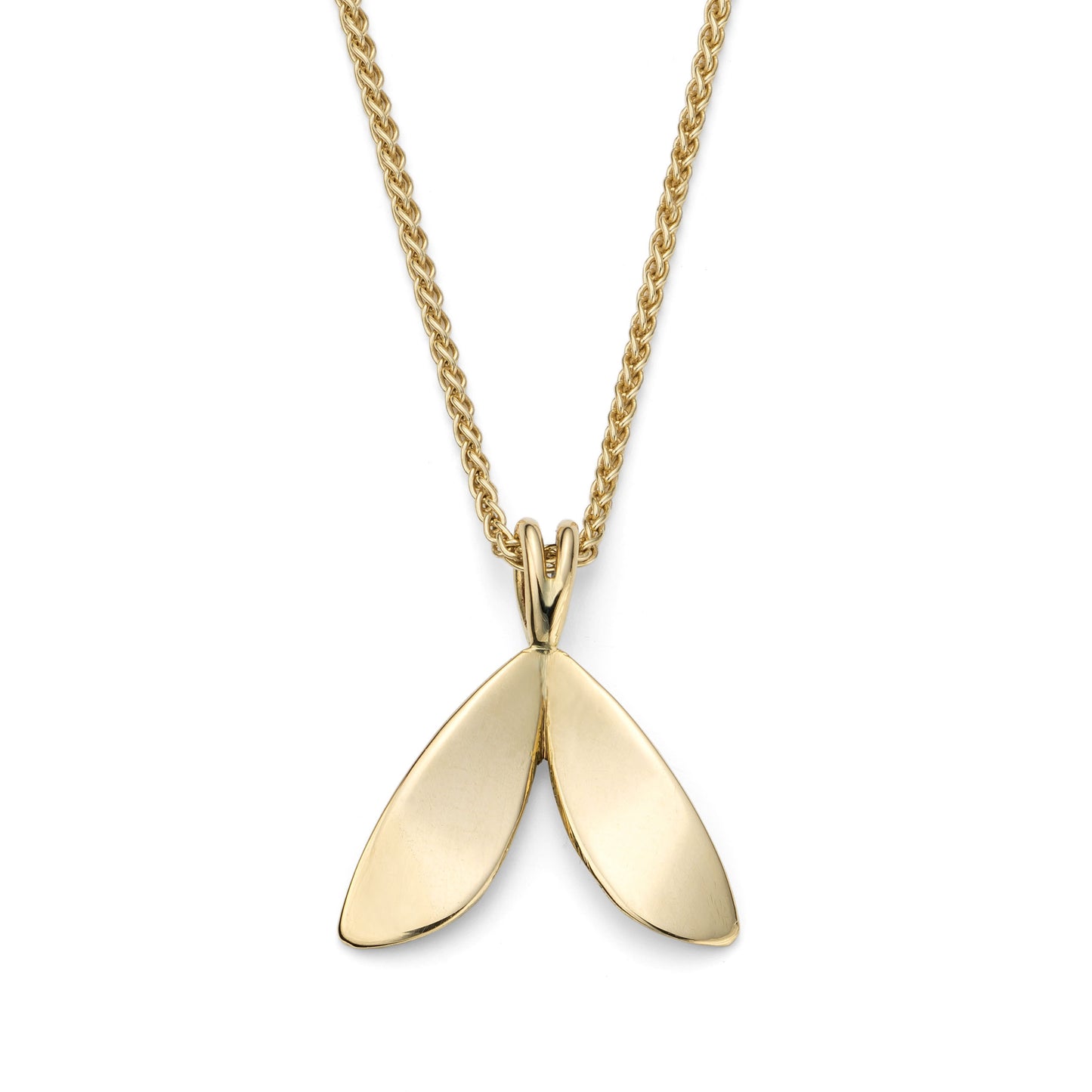 Gold Moth Necklace