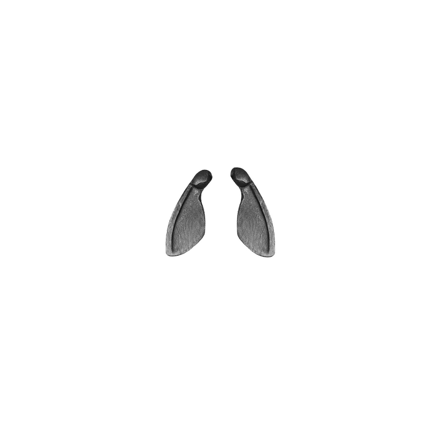 Oxidised Mini Sycamore Stud Earrings