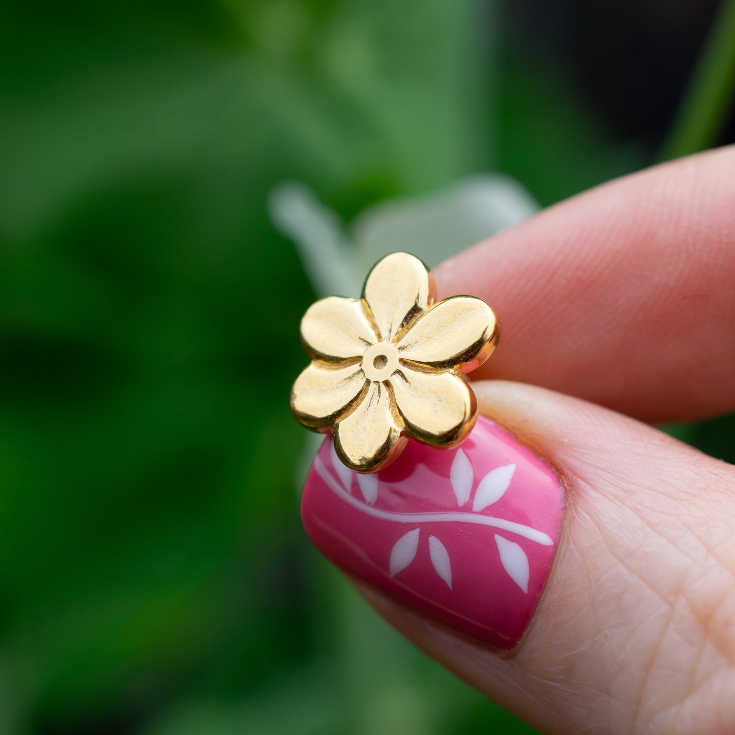 Gold Vermeil Blossom Stud Earrings