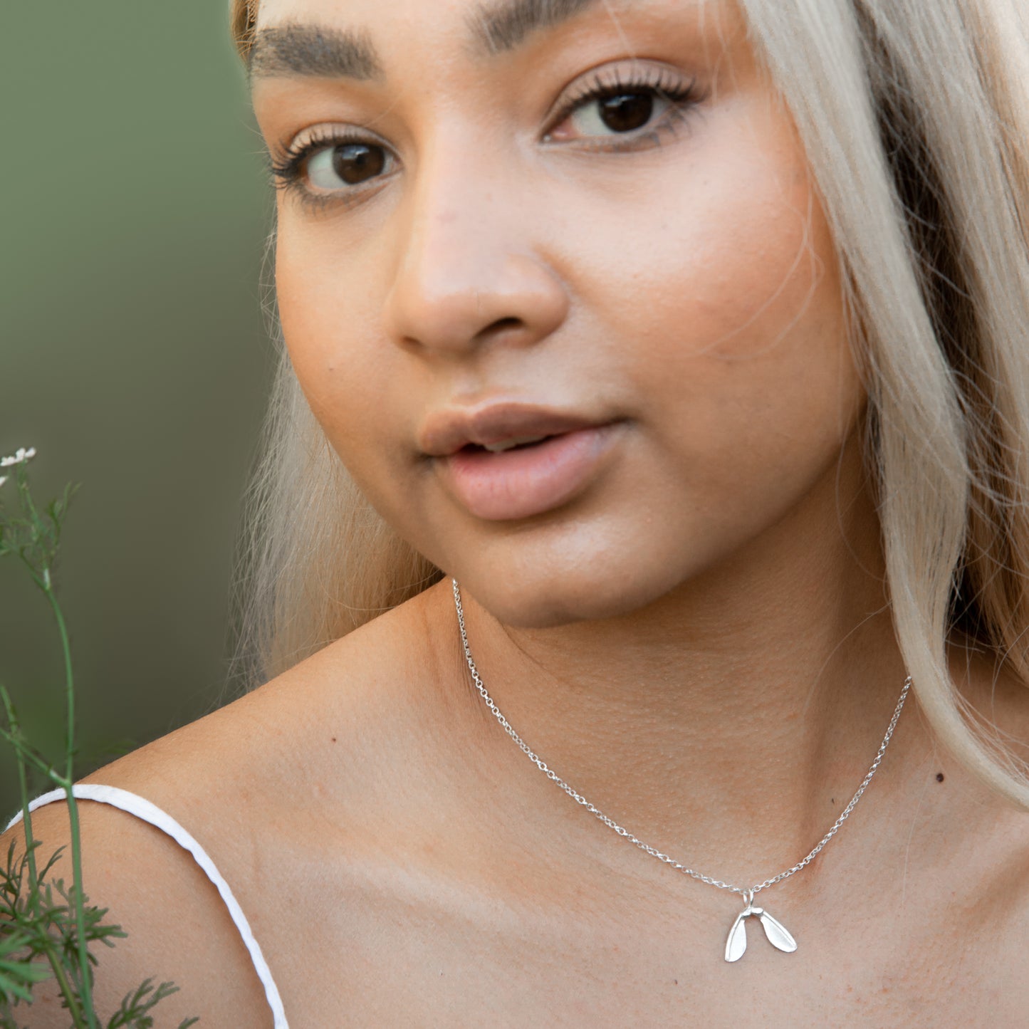 Silver Sycamore Necklace