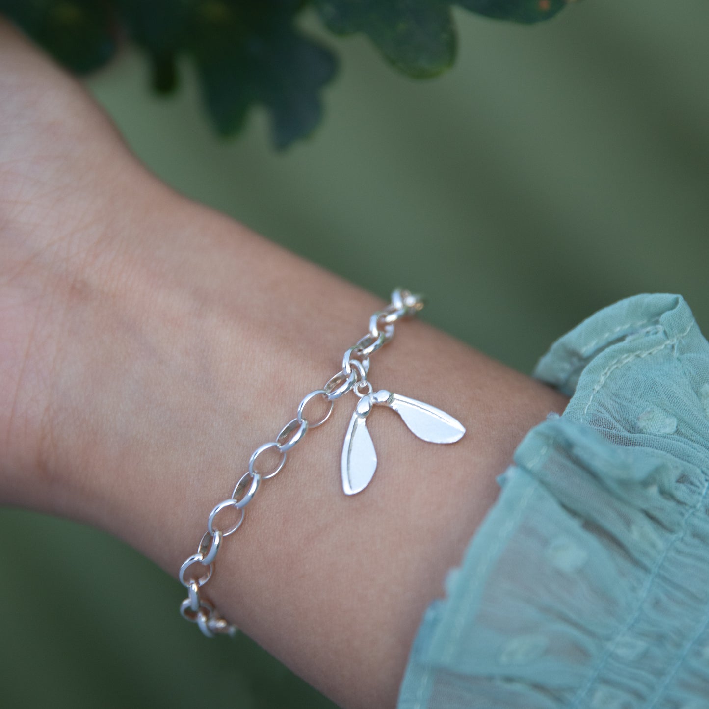 Silver Sycamore Bracelet